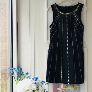 SALE!! Forever 21 embellished black, gold dress